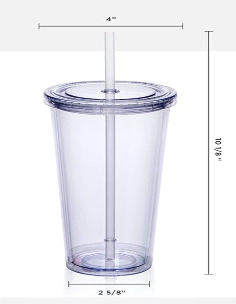 Double Wall Acrylic Tumbler 24 oz