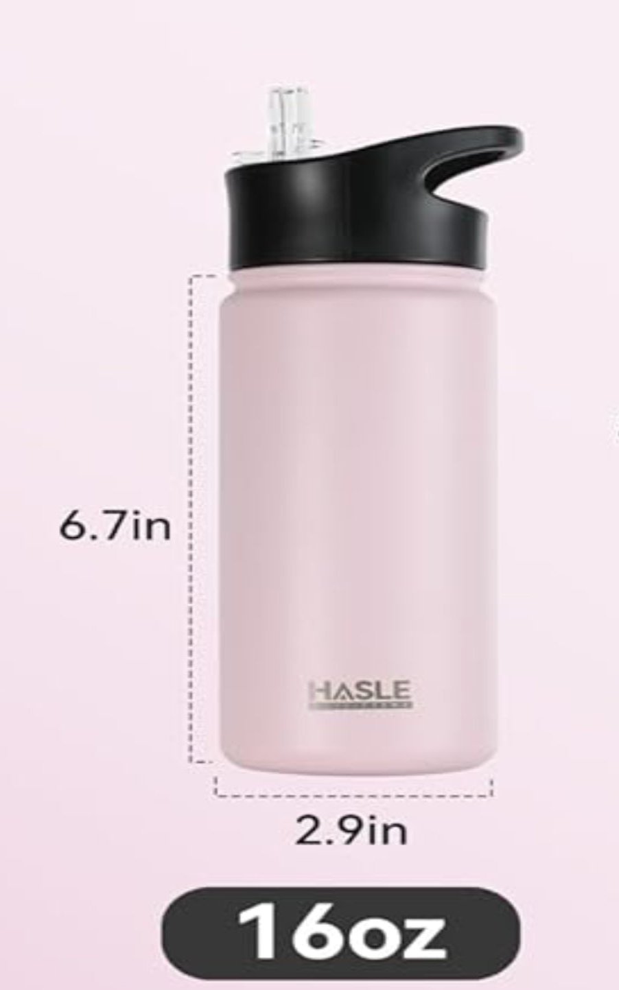 Laser Engraved Tumbler 16 oz (Pink)