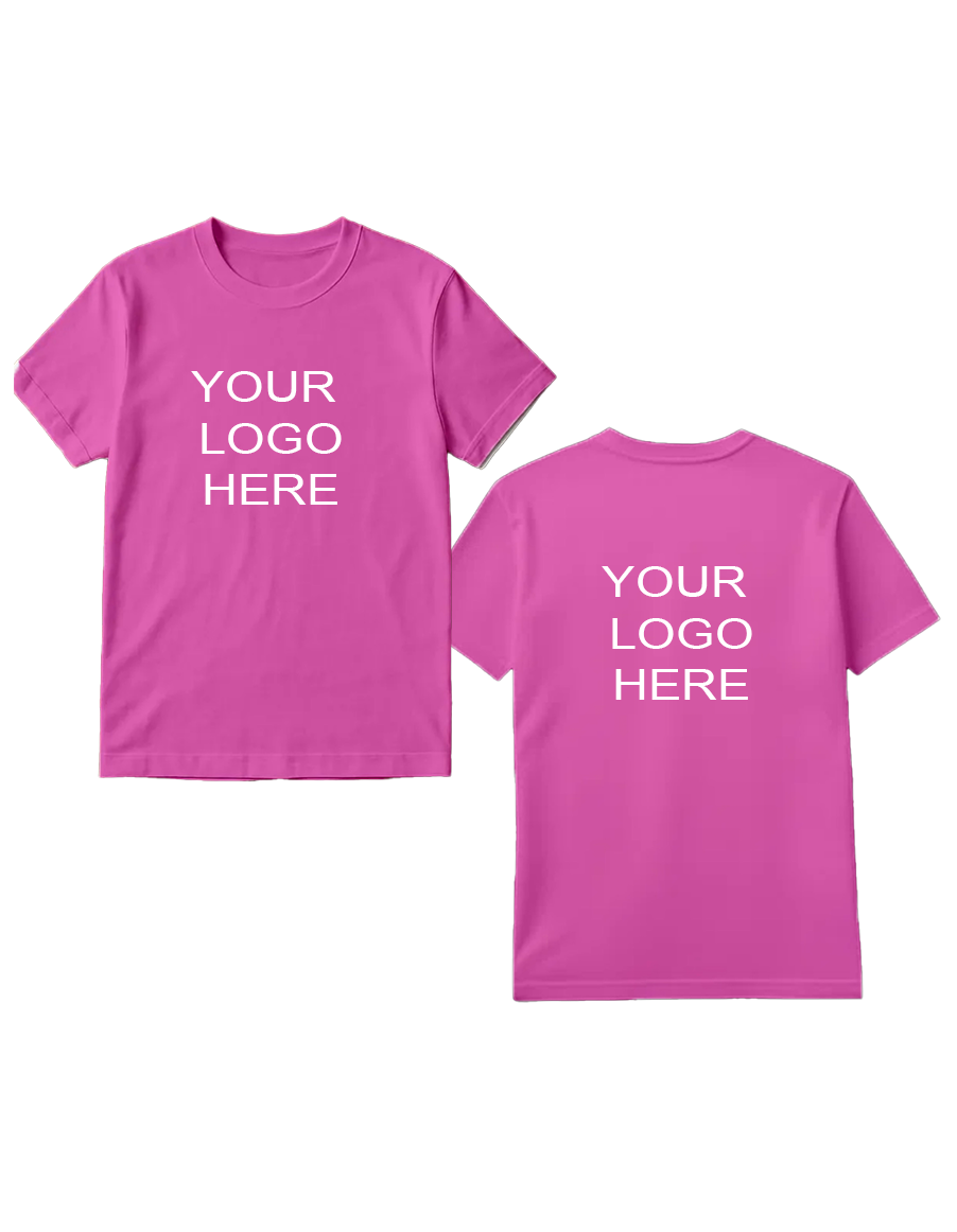 Gildan Crewneck with Front and Back Center Logo