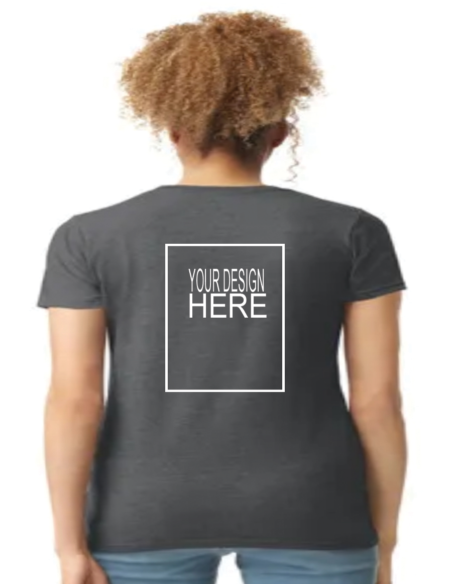 Customized Crewneck With Back Center Logo Extended Sizes