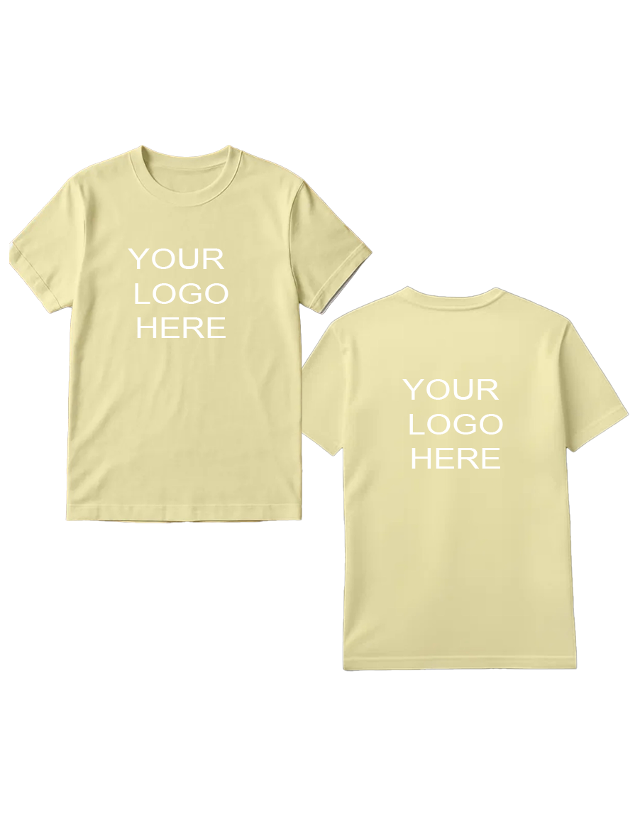 Gildan Crewneck with Front and Back Center Logo