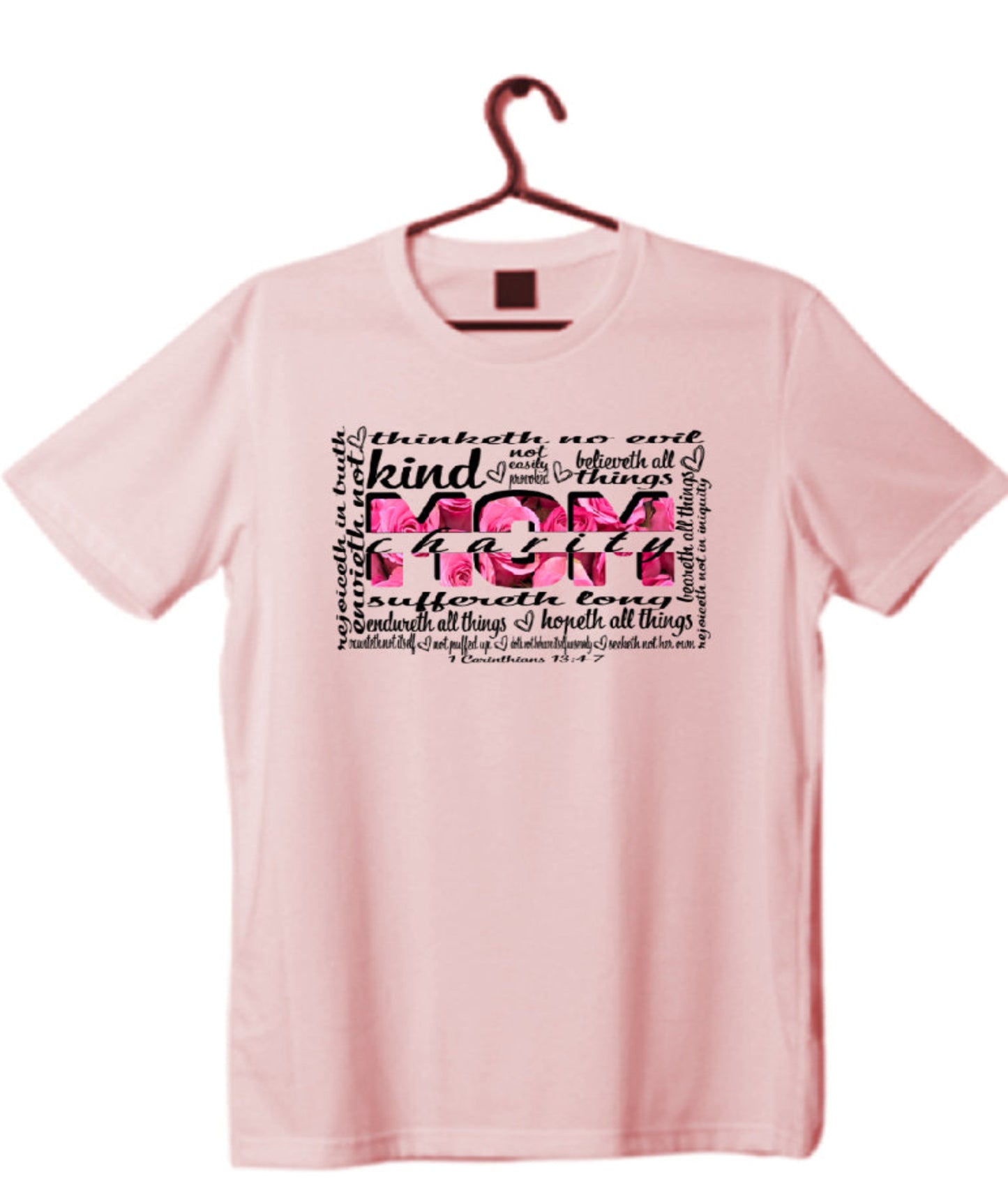 Graphic T-shirt (White, Pink, Grey)