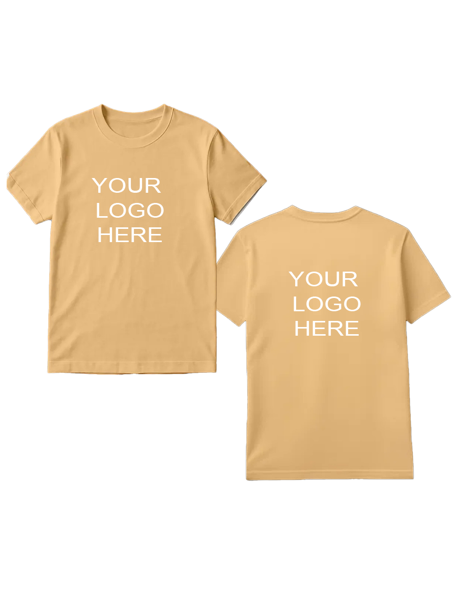 Gildan Crewneck with Front and Back Center Logo