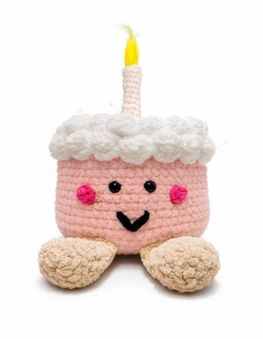 Crochet Birthday Cake Plush