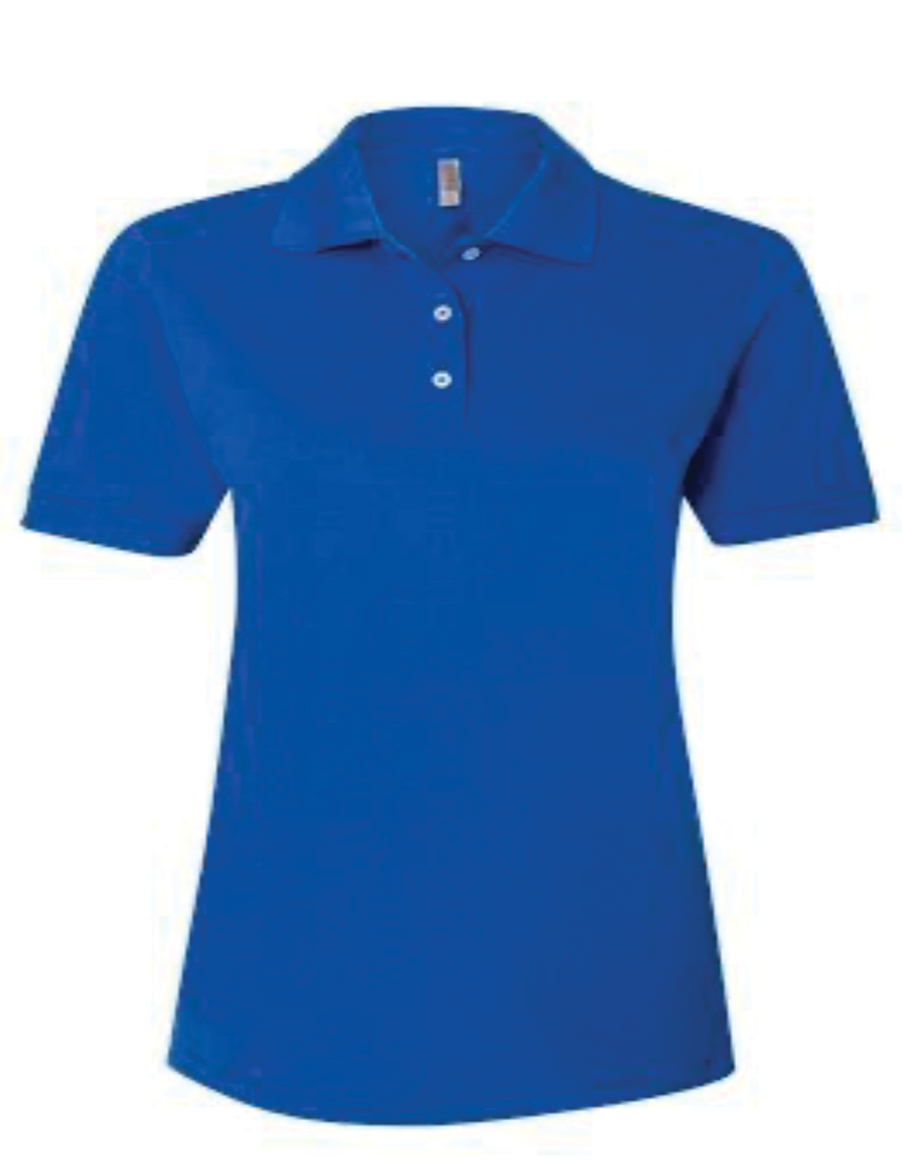 Jerzee's Pique Polo Left Upper Chest Embroidered Logo