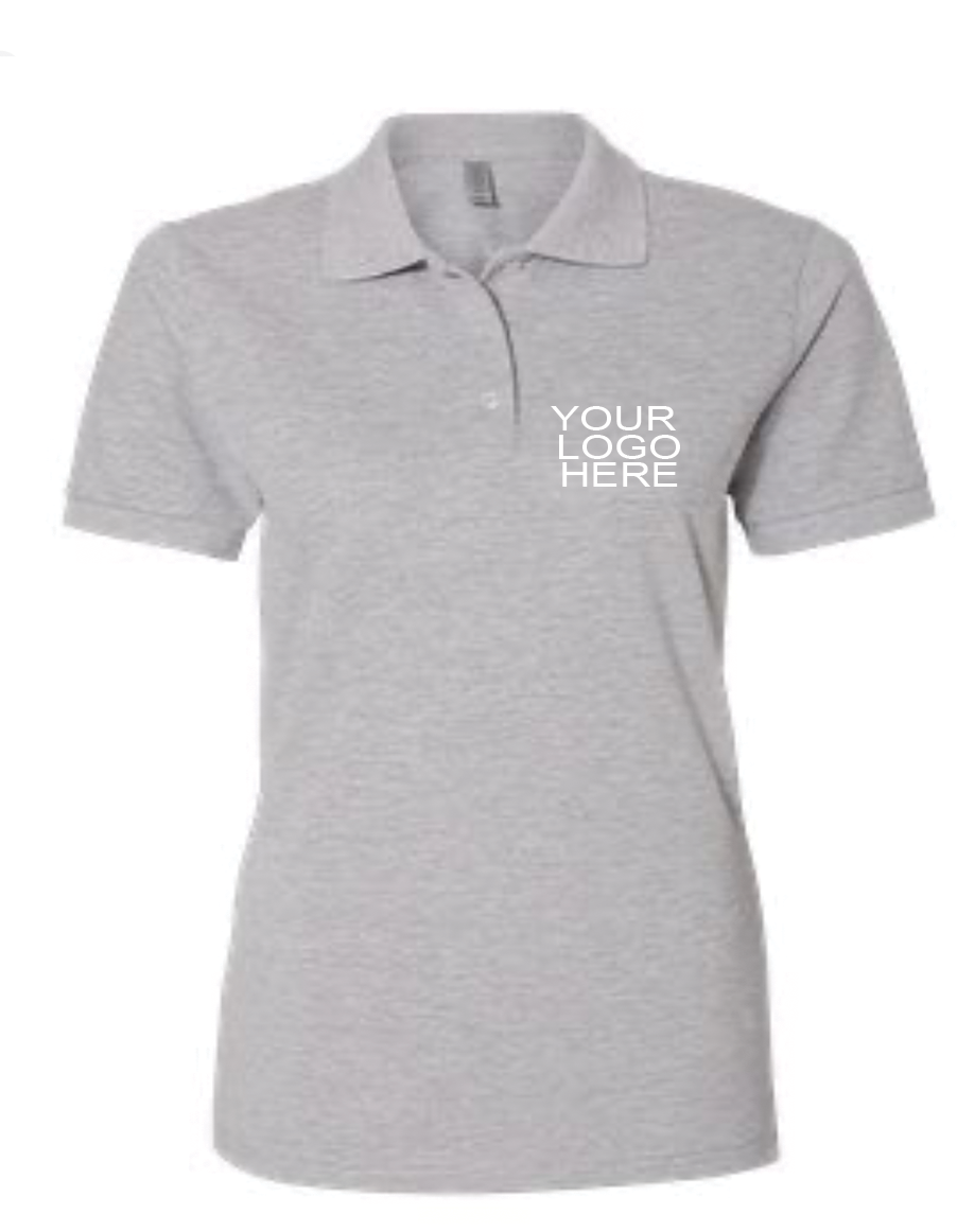 Jerzee's Pique Polo Left Upper Chest Embroidered Logo