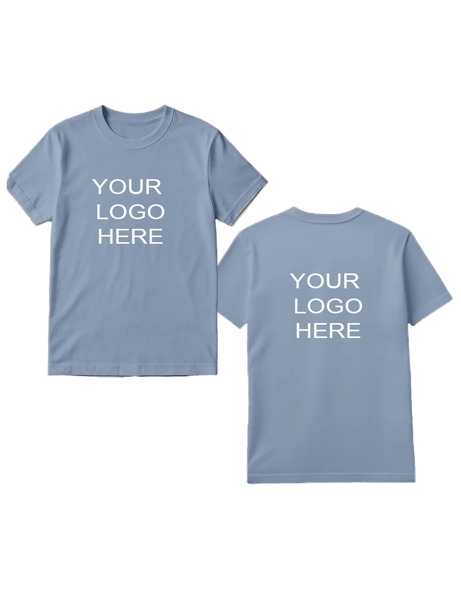 Gildan Crewneck with Front and Back Center Logo