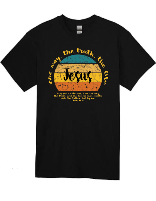 Graphic T-shirt (Black, Navy, Graphite Heather, Sand)